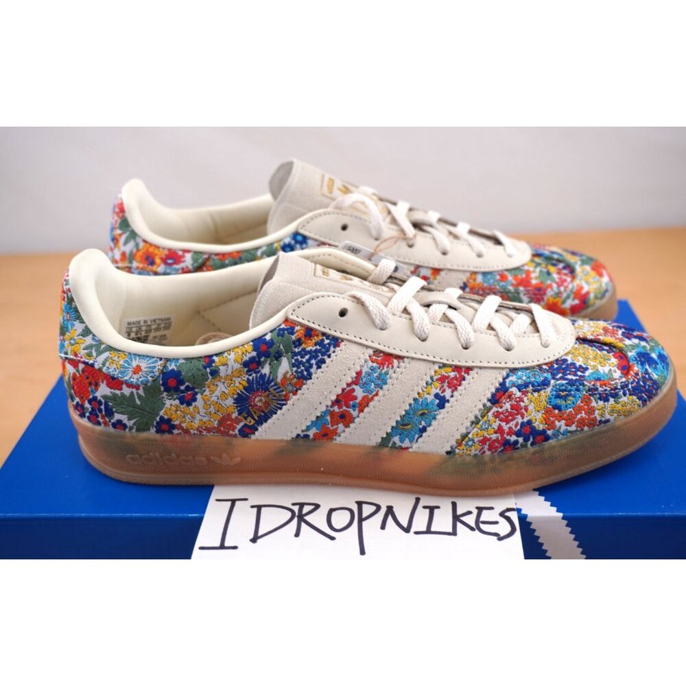 Adidas Gazelle Indoor x Liberty London 'Floral Embroidery' Women's Shoes - Picture 6 of 9
